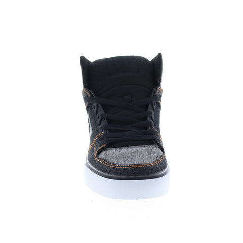 DC Pure High-Top WC ADYS400043-1AB Mens Black Skate Inspired Sneakers Shoes