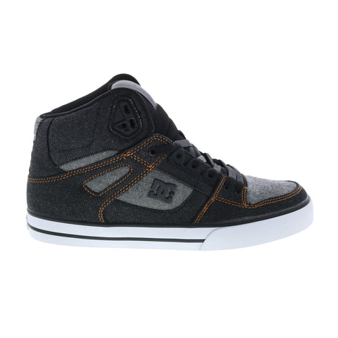 DC Pure High-Top WC ADYS400043-1AB Mens Black Skate Inspired Sneakers Shoes