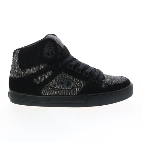 DC Pure High-Top WC ADYS400043-KKB Mens Black Skate Inspired Sneakers Shoes