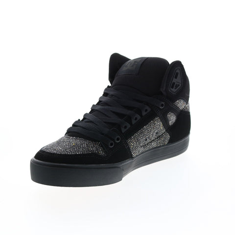 DC Pure High-Top WC ADYS400043-KKB Mens Black Skate Inspired Sneakers Shoes