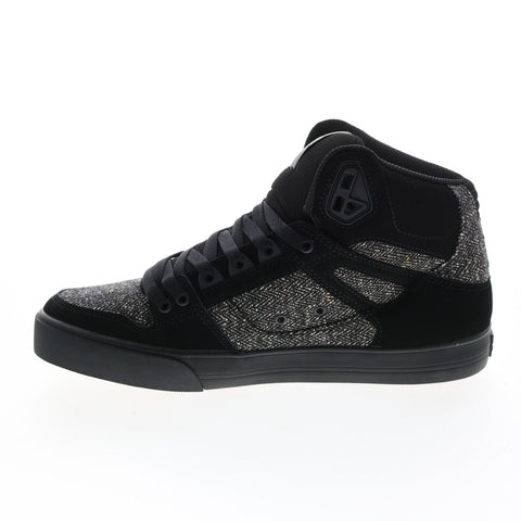 DC Pure High-Top WC ADYS400043-KKB Mens Black Skate Inspired Sneakers Shoes