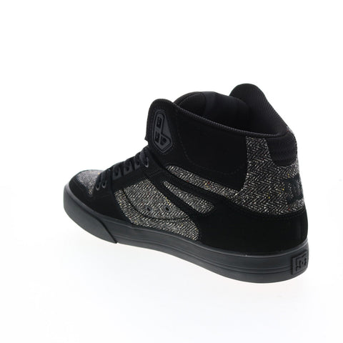 DC Pure High-Top WC ADYS400043-KKB Mens Black Skate Inspired Sneakers Shoes