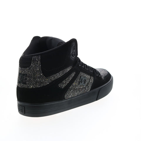 DC Pure High-Top WC ADYS400043-KKB Mens Black Skate Inspired Sneakers Shoes