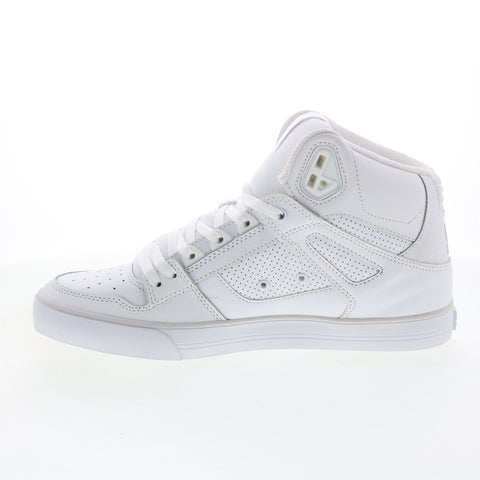 DC Pure High Top Wc ADYS400043-WGY Mens White Skate Inspired Sneakers Shoes