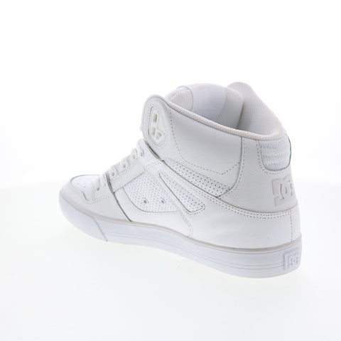 DC Pure High Top Wc ADYS400043-WGY Mens White Skate Inspired Sneakers Shoes