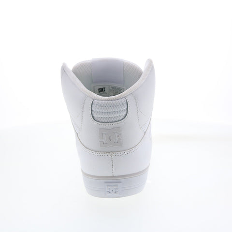 DC Pure High Top Wc ADYS400043-WGY Mens White Skate Inspired Sneakers Shoes