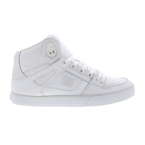 DC Pure High Top Wc ADYS400043-WGY Mens White Skate Inspired Sneakers Shoes