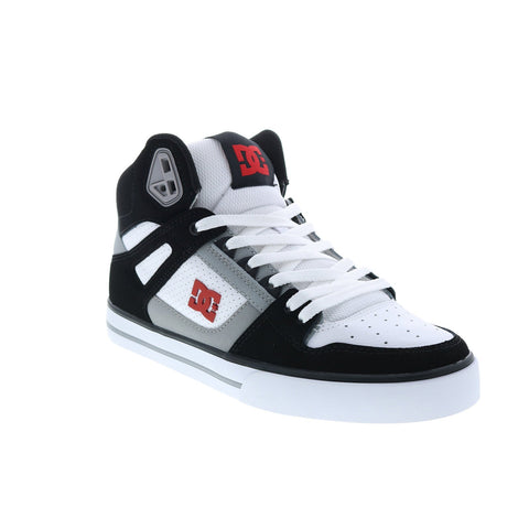 DC Pure High-Top WC ADYS400043-XKWR Mens White Leather Skate Sneakers Shoes