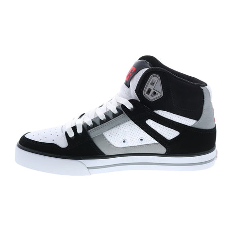 DC Pure High Top WC ADYS400043-XKWR Mens White Leather Skate Sneakers Shoes