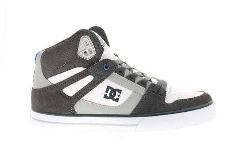 DC Pure High-Top WC ADYS400043-XSWB Mens Gray Skate Inspired Sneakers Shoes
