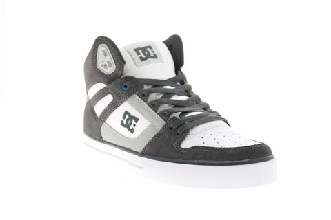 DC Pure High-Top WC ADYS400043-XSWB Mens Gray Skate Inspired Sneakers Shoes