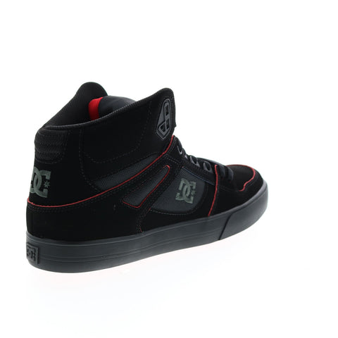 DC Pure High-Top WC ADYS400043-XKRW Mens Black Suede Skate Sneakers Shoes