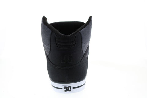 DC Pure High-Top WC TX SE ADYS400046 Mens Black Skate Sneakers Shoes