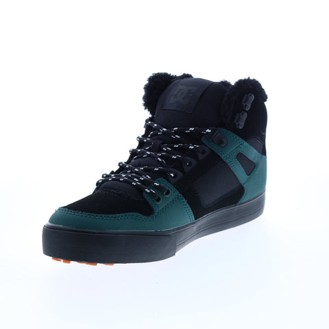 DC Pure High Top WC Winter ADYS400047-XKKG Mens Black Skate Sneakers Shoes
