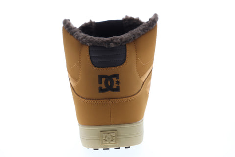 DC Pure HT WC SE ADYS400047 Mens Brown Nubuck Leather Skate Sneakers Shoes
