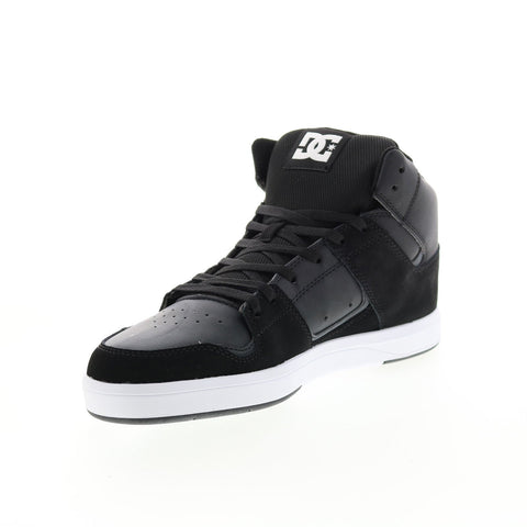 DC Cure Hi Top ADYS400072-BKW Mens Black Skate Inspired Sneakers Shoes