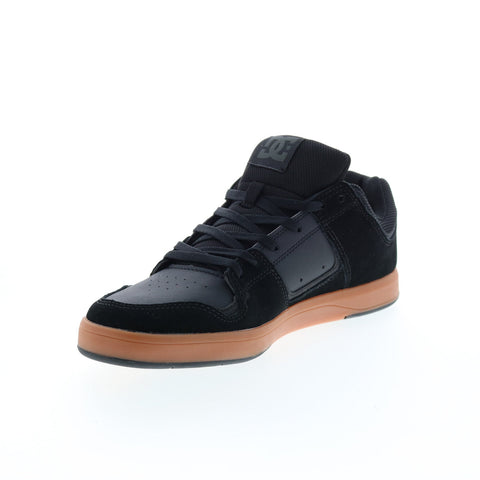 DC Cure ADYS400073-BGM Mens Black Leather Skate Inspired Sneakers Shoes