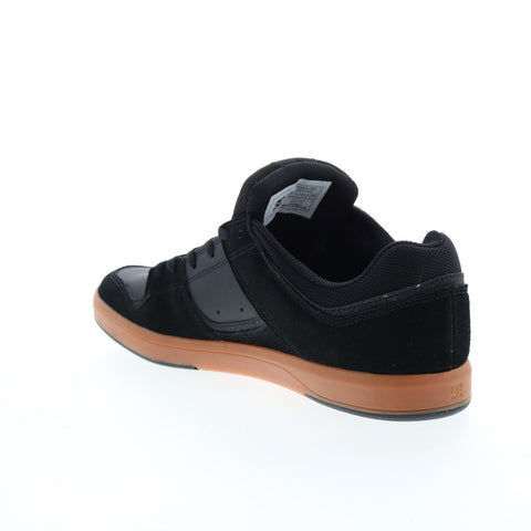 DC Cure ADYS400073-BGM Mens Black Leather Skate Inspired Sneakers Shoes