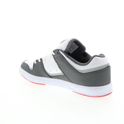 DC Cure ADYS400073-WYR Mens White Leather Skate Inspired Sneakers Shoes