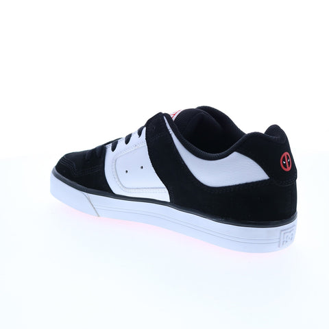 DC Deadpool Pure ADYS400094-XKWR Mens Black Nubuck Skate Sneakers Shoes