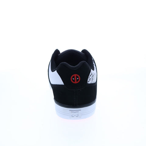 DC Deadpool Pure ADYS400094-XKWR Mens Black Nubuck Skate Sneakers Shoes