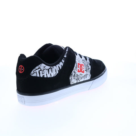 DC Deadpool Pure ADYS400094-XKWR Mens Black Nubuck Skate Sneakers Shoes
