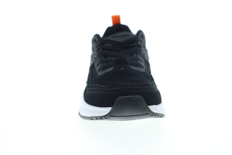 DC E.Tribeka SE ADYS700142 Mens Black Suede Low Top Lace Up Skate Sneakers Shoes