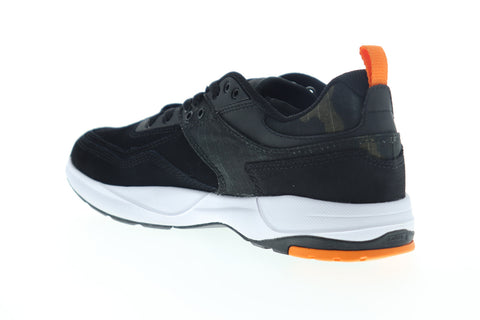 DC E.Tribeka SE ADYS700142 Mens Black Suede Low Top Lace Up Skate Sneakers Shoes