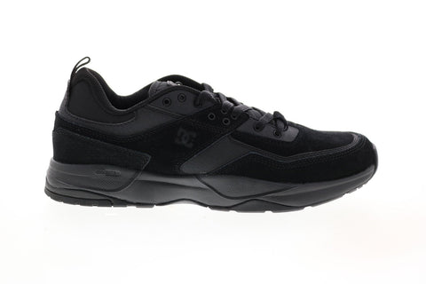DC E.Tribeka ADYS700173 Mens Black Nubuck Skate Inspired Sneakers Shoes