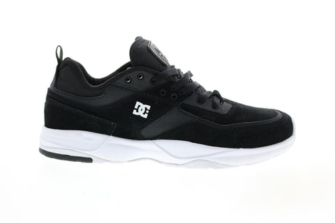 DC E.Tribeka ADYS700173 Mens Black Suede Skate Inspired Sneakers Shoes