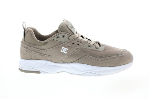 DC E.Tribeka ADYS700173 Mens Brown Nubuck Skate Inspired Sneakers Shoes