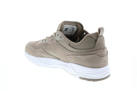 DC E.Tribeka ADYS700173 Mens Brown Nubuck Skate Inspired Sneakers Shoes