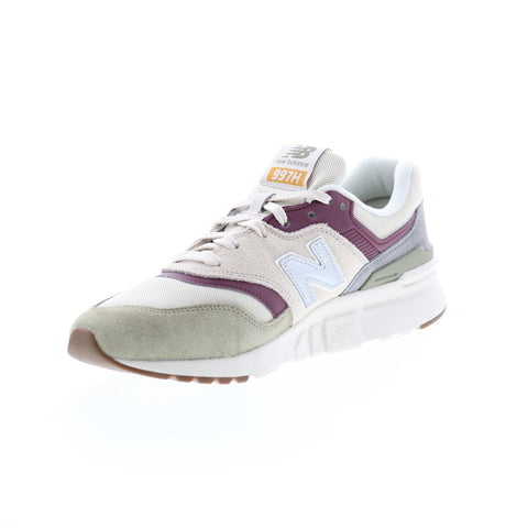 New Balance 574 AM574MUP Mens Beige Suede Lace Up Lifestyle Sneakers Shoes