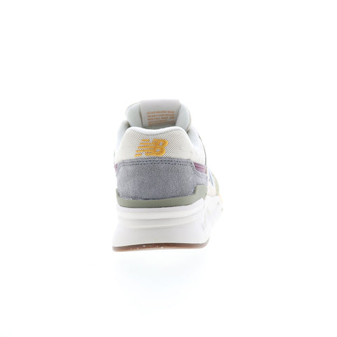 New Balance 574 AM574MUP Mens Beige Suede Lace Up Lifestyle Sneakers Shoes