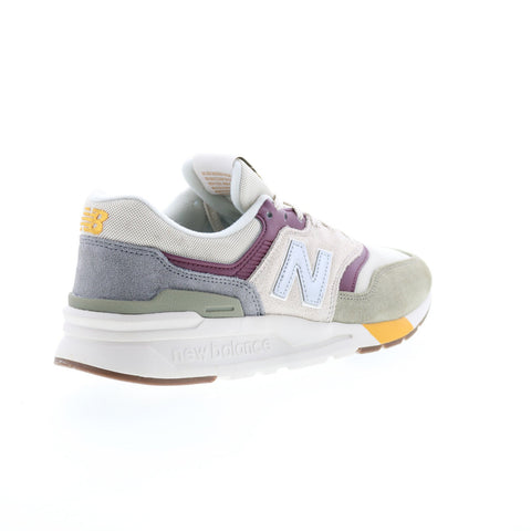 New Balance 574 AM574MUP Mens Beige Suede Lace Up Lifestyle Sneakers Shoes