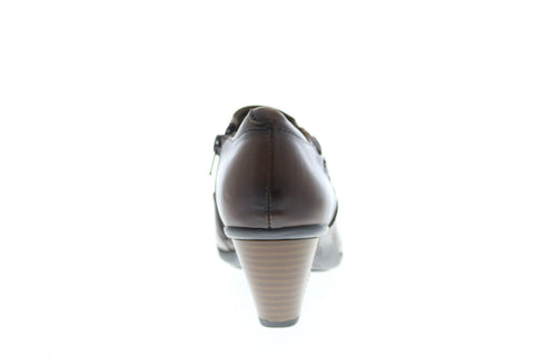 Earth Amethyst Shootie Womens Brown Leather Ankle & Booties Boots