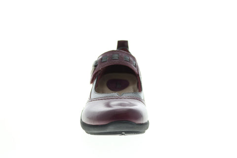 Earth Angelica Soft Womens Burgundy Narrow Mary Jane Flats Shoes