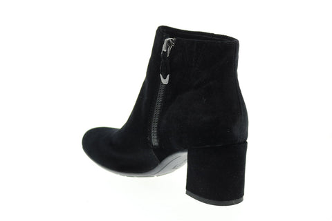 Earthies Apollo Velvet Short Boot APOLLO-BLA Womens Black Casual Dress Boots