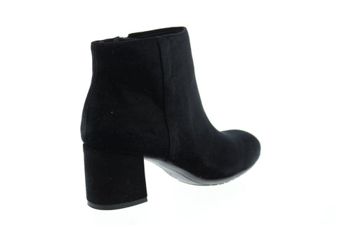 Earthies Apollo Velvet Short Boot APOLLO-BLA Womens Black Casual Dress Boots