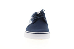 Adidas Seeley AQ8530 Mens Blue Canvas Casual Low Top Lifestyle Sneaker