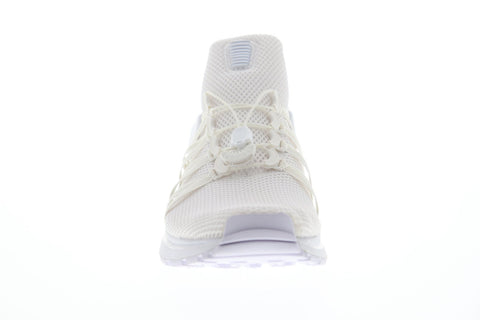 Nike Shox Gravity Mens White Mesh Athletic Slip On Training Shoes