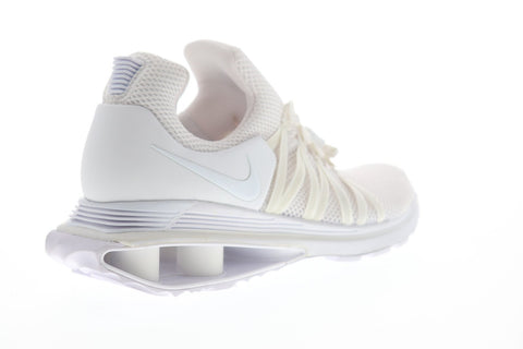 Nike Shox Gravity Mens White Mesh Athletic Slip On Training Shoes