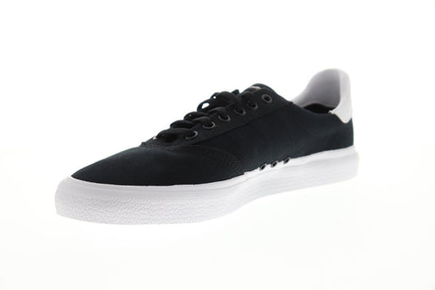 Adidas 3Mc Vulc Mens Black Canvas Low Top Lace Up Sneakers Shoes