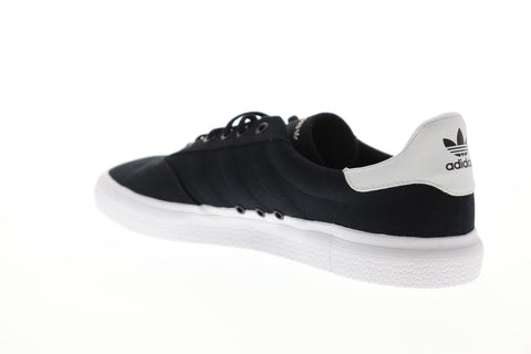 Adidas 3Mc Vulc Mens Black Canvas Low Top Lace Up Sneakers Shoes