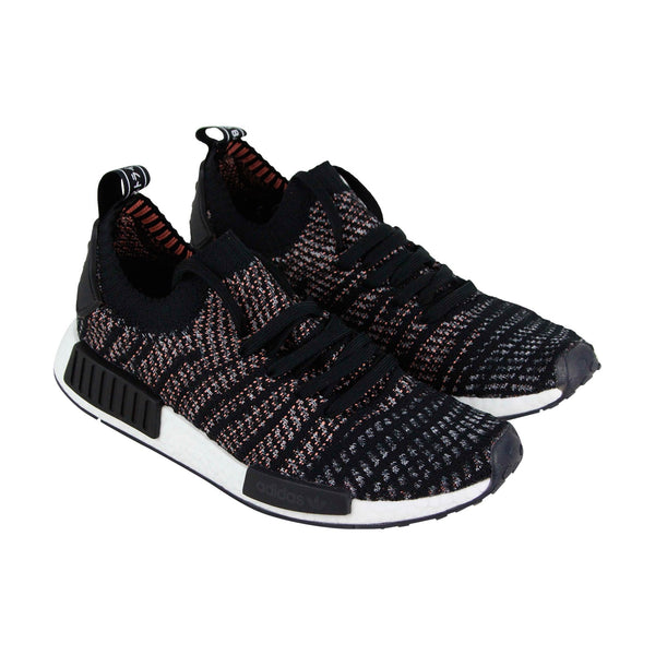 Adidas Nmd R1 Stlt Pk B37636 Mens Black Canvas Lace Up Lifestyle Sneak - Ruze Shoes Adidas Nmd R1 Stlt Pk B37636 Mens Black Canvas Lace Up Lifestyle Sneak - Ruze Shoes
