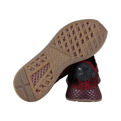 Genoplive skive hvordan Adidas Deerupt Runner B41773 Mens Burgundy Mesh Lifestyle Sneakers Sho -  Ruze Shoes