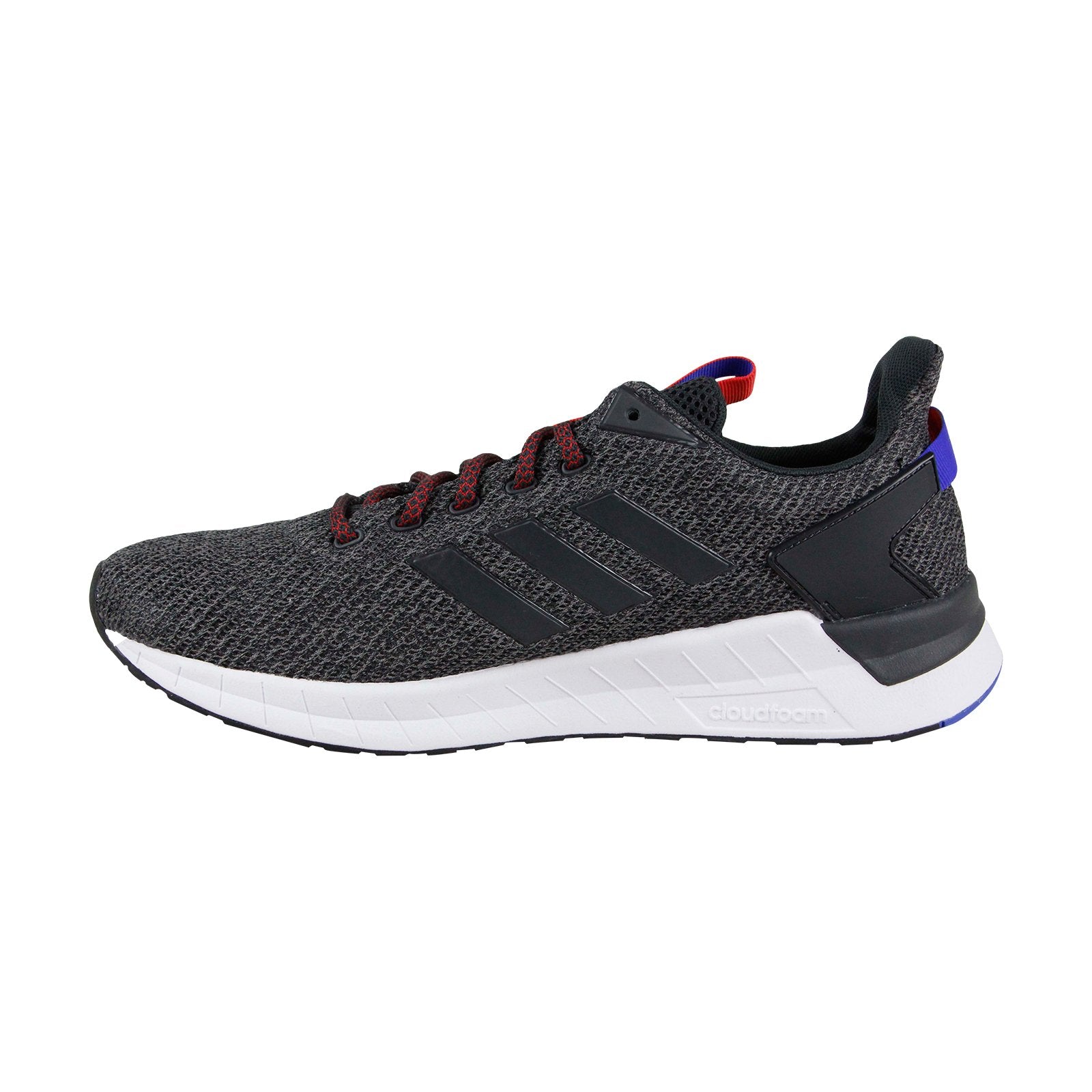 Adidas Questar Ride B44809 Mens Gray Lace Up Athletic Running S - Shoes
