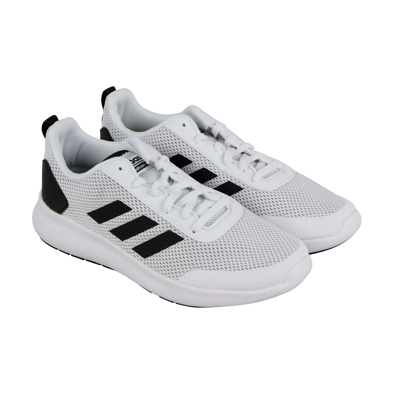 Adidas Element Race B44856 Mens White Canvas Lace Up Lifestyle
