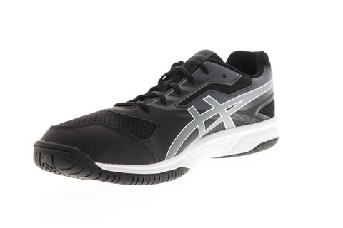 Asics Upcourt 2 B705Y-9001 Mens Black Mesh Athletic Low Top Volleyball Shoes