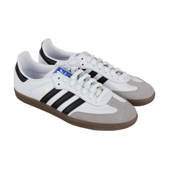 Adidas Samba Og B75806 Mens White Suede Leather Casual Low Top Sneakers Shoes